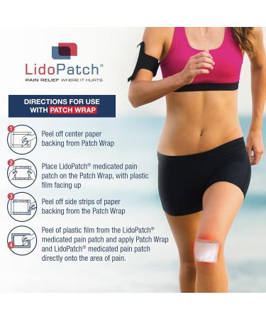 LidoPatch 3-Pack | Maximum Strength Lidocaine Patch for 12-Hour Numbing Pain Relief - Buy Online on GoSupps.com