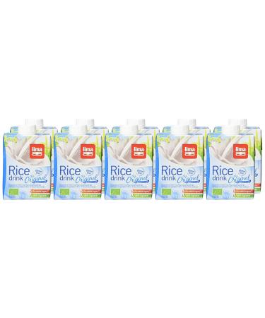 LIMA Rice Drink Original - Pack of 10 (10 x 500g) | Dairy-Free & Vegan Milk Alternative | International Shipping Available - Buy Online on GoSupps.com