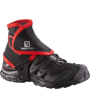 Salomon Trail Gaiters High Unisex Easy to Use Durability Protection Black S Black S
