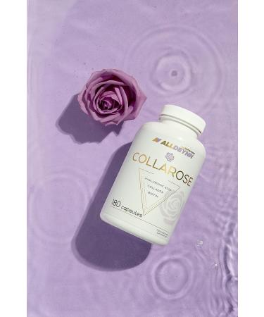 All Nutrition Collarose Collagen Capsules Bovine Collagen Hydrolyzate with Hyaluronic Acid Biotin and Vit C Antiaging Skin Treatment Hair Supplements for Women 180 capsules - Buy Online on GoSupps.com