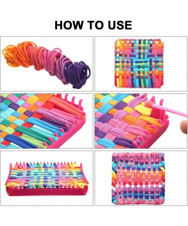 12 Colors Potholder Loops Weaving Craft Kit - 192 Pieces, Compatible with 7 Inch Loom - Buy Online on GoSupps.com