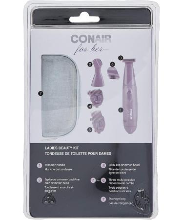 Conair for Her LT10WPURC Ladies Beauty & Grooming Kit 7-piece - Buy Online on GoSupps.com