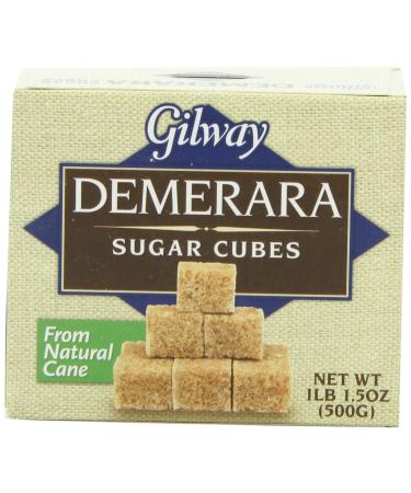 Gilway Demerara Sugar Cubes, 1.1 Pound (Pack of 10)