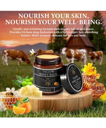 Trihood Beef Tallow Honey Balm Silky Texture 3.53 oz - Buy Online on GoSupps.com