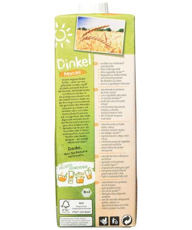 Natumi Unsweetened Almond Drink 6 Pack - Organic Vegan Milk Alternative Lactose-Free 1L Each - Perfect for Baking & Cooking - Buy Online on GoSupps.com