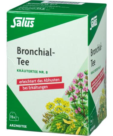  Salus Bronchial tea herbal tea no. 8 15 FB (24 g) - Buy Online on GoSupps.com