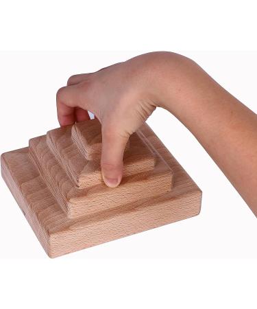 Rock Climbing Training Pinch Block - Two Stones Finger Grips with Edges and Pockets - Buy Online on GoSupps.com