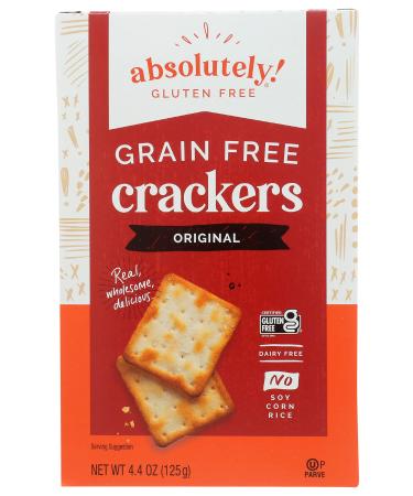 Absolutely Gluten Free Crackers, Original 4.4-Ounce 4.4 Ounce (Pack of 1)