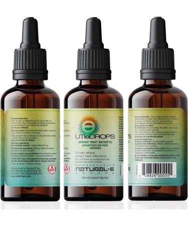 Two bottles bundle of UTI E Drops. UTI E-Drops All Natural Treatment for Urinary Tract Infection. Also offered as single bottle. - Buy Online on GoSupps.com