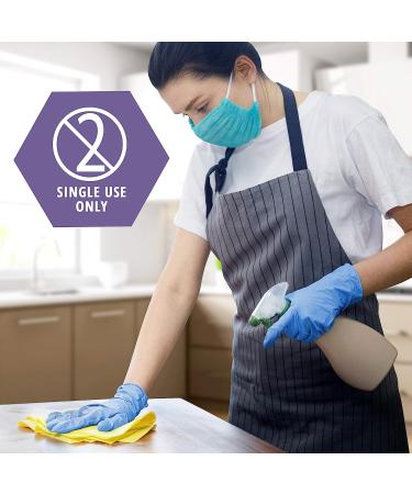 Med PRIDE NitriPride Nitrile-Vinyl Blend Exam Gloves Large 100 - Powder Free Latex Free - Non-Sterile Protective Gloves for Medical Use & More - Buy Online on GoSupps.com