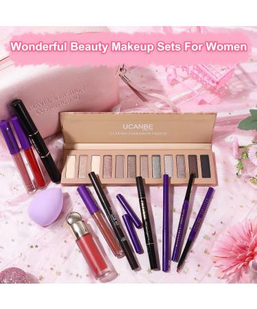 UCANE All-In-One Makeup Set for Women | Naked Eyeshadow Lipsticks Mascara & More - Perfect Beauty Gift Kit for Teens - Buy Online on GoSupps.com