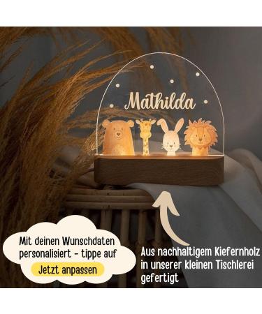 Personalized Night Light for Babies | Custom Bedside Lamp & Unique Baby Gifts - Buy Online on GoSupps.com