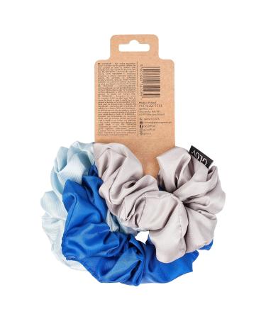 Shop Satin Hair Tie Scrunchies for Girls | 3-Piece Rubber Hair Band Set - Perfect for Braiding & Styling - Buy Online on GoSupps.com