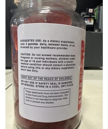 Keto Breeze ACV Gummies (5 Pack) - Keto Breeze Gummy Bears S (300 Gummies) - Buy Online on GoSupps.com