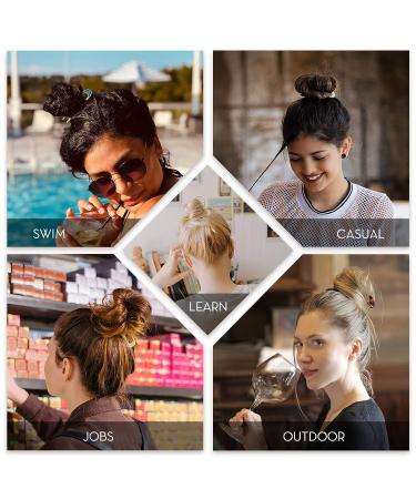 6-Piece Tortoise Shell U-Shaped Hairpin Set for Women - French Style Updo Hair Stick Forks for Chignon Hairstyles - Buy Online on GoSupps.com