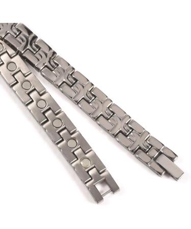 EnerMagiX Titanium Magnetic Lymph Detox Bracelets - Power Magnetic Energy for Women & Men - 0309 | International Shipping Available - Buy Online on GoSupps.com