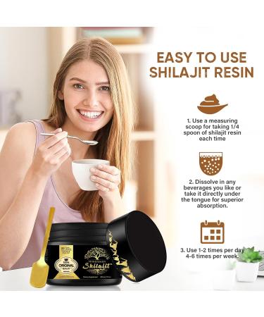 Pure Organic Himalayan Shilajit Resin 85+ Trace Minerals Complex for Focus, Energy & Immune Support | 2-3 Month Supply - Buy Online on GoSupps.com