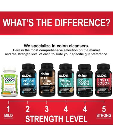 Colon Cleanser Detox - 15 Day Natural Weight Flush Pills for Fast Relief & Gut Health | Bowel Movement Support for Men & Women - Buy Online on GoSupps.com