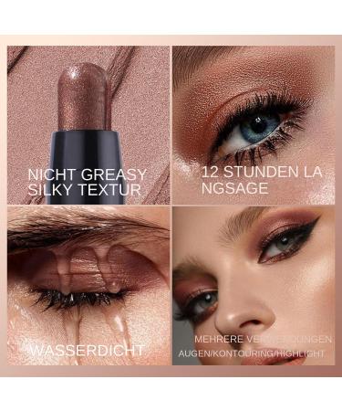  doyandader Eyeshadow Pencil | Highly pigmented eyeshadow Long-lasting waterproof makeup Skincare cosmetic pencils for women - Buy Online on GoSupps.com