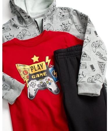 TONY HAWK Boys' 3-Piece Jogger Set - Size 2T-7, Gamer Grey/Red/Black - Buy Online on GoSupps.com