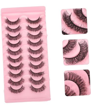 Baluue 10 Pairs False Eyelashes Eyelash Fluffy Eyelashes Extensions Lash Extensions Lashes Full False Eyelashes False Eyelashes Makeup False Eyelashes Imitation - Buy Online on GoSupps.com