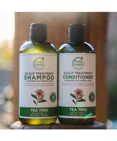 Petal Fresh Pure Scalp Treatment Tea Tree Conditioner - Nourishes & Soothes Itchy Scalp Vegan & Cruelty-Free 16 Fl. oz | Buy Internationally - Buy Online on GoSupps.com