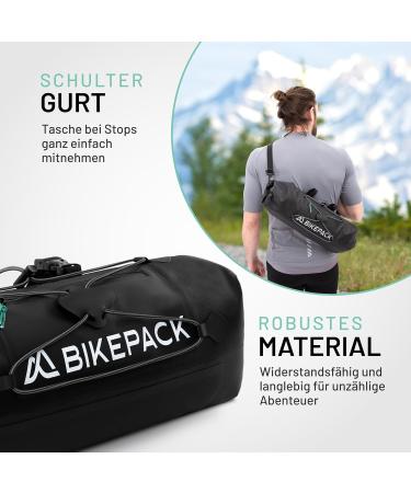100% Waterproof Bike Pack Handlebar Bag | Ideal for eBike Racing & Gravel Bikes - Premium Quality Bicycle Pocket Accessories - Buy Online on GoSupps.com