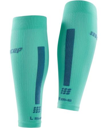 CEP ULTRALIGHT Compression Calf Sleeves for Men | Mint/Grey Calf Compression - Buy Online on GoSupps.com