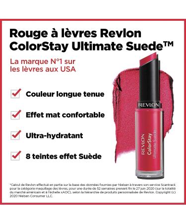 Revlon Colorstay Ultimate Suede Lipstick 2.55g - 097 Designer | Long-lasting Lip Color - Buy Online on GoSupps.com