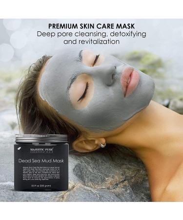 MAJESTIC PURE Dead Sea Mud Mask and Aloe Vera Gel Bundle - 8.8 fl oz Dead Sea Mask + 16 fl oz Aloe Vera Gel - Buy Online on GoSupps.com