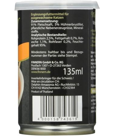 Miamor Trinkfein - Premium Vital Chicken Drink for Cats | 24 x 135ml - International Shipping Available - Buy Online on GoSupps.com