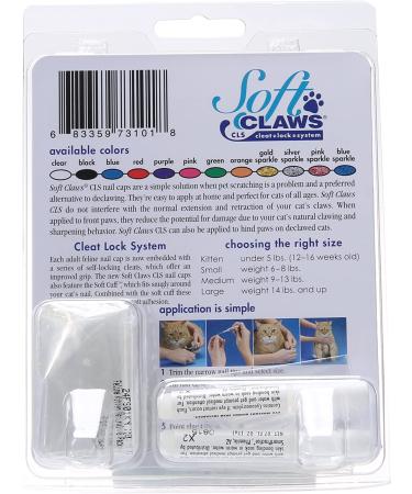 Feline Soft Claws Nail Caps for Kittens - Clear | Protect Your Furniture & Prevent Scratching | Easy to Apply & Safe - Buy Online on GoSupps.com