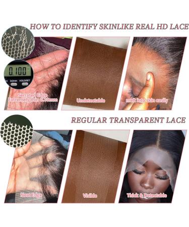 WOWANGEL 13x6 Ear to Ear SKINLIKE Real HD Lace Frontal Only 0.1mm Ultra-thin HD Lace Natural Hairline with Bigger Pre Plucked Area Bleached Knots Invisible Clear HD Lace Frontal Straight 16 Inch 13x6 Real HD Lace Frontal-Straight 16 Inch - Buy Online on GoSupps.com