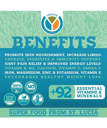 100% Wildcrafted Organic Sea Moss | Raw Sun-dried | Makes 65oz Gel | Gold Purple (GOLD) - Buy Online on GoSupps.com