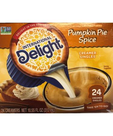 International Delight Coffee Creamer Singles, Pumpkin Pie Spice, 24 Count 10.55 oz 24 Count (Pack of 1)