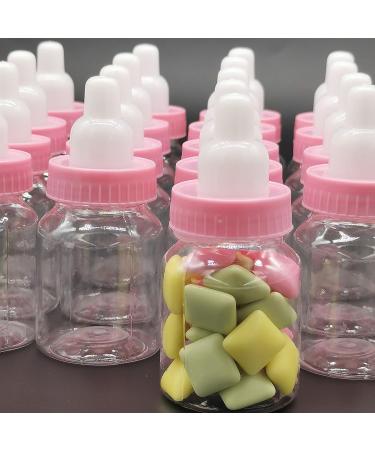 Jessica's Removable Pink Top Bottles for Baby Showers, Parties, and Favors (24 Pack) - Buy Online on GoSupps.com
