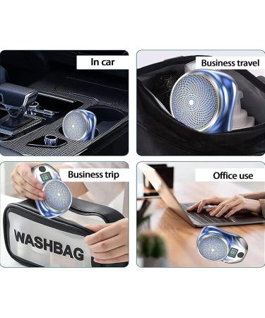 Mini Shaver Portable Electric Shaver Electric Razor for Men Pocket Size Portable Shaver USB Rechargeable Beard Trimmer Easy One-Button Wet and Dry Use Mens Razor for Home Car Travel Gift (Blue) - Buy Online on GoSupps.com