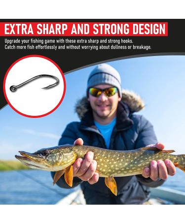 Fishing Hooks Assortment for Freshwater - Small Panfish, Bass, Trout, Bluegill - Ideal for Bass Fishing - Buy Online on GoSupps.com