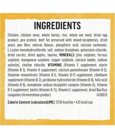 Beyond Simply Natural Dry Cat Food Farm-Raised Chicken & Whole Oat Meal - 2.72 kg Bag 2.72 kg (Pack of 1) - Buy Online on GoSupps.com