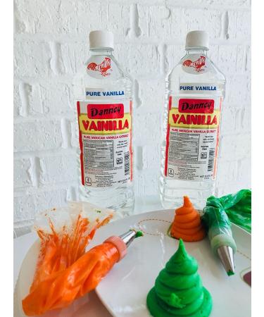 2 x Danncy Clear Pure Mexican Vanilla Extract 33oz - 2 Plastic Bottles Lot (Sealed) from Mexico - Buy Online on GoSupps.com