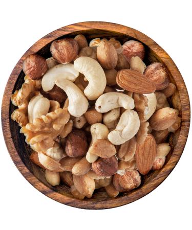 Bremen Spice Trade Nut Mix - 500g Unsalted Cashew Walnut Peanut Almond & Hazelnut Blend | No Sugar Additives | Premium International Shipping - Buy Online on GoSupps.com