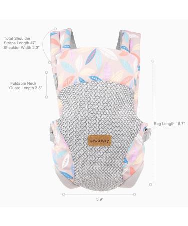 SERAPHY Baby Carrier: Front and Back Backpack for 0-24 Months Baby, Adjustable and Breathable, 15-45 LB, Grey - Buy Online on GoSupps.com