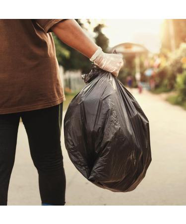 Buy D.Rect 120L Garbage Bags - 25 Durable Plastic Kitchen Bags | Eco-Friendly Recycled Waste Bags | Black Heavy-Duty Trash Bags - Buy Online on GoSupps.com
