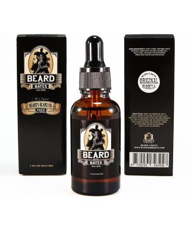 Beard & Bates | The Original Beard's Beard Oil - Original Formula | 19th Century Formula Premium Organic Oils Boutique Natural Grooming Conditioner