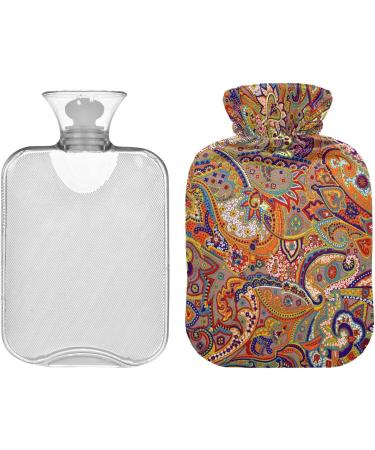 Buy Naanle Vintage Paisley Hot Water Bottle - 2L Heat & Cold Therapy for Back Pain Relief - Buy Online on GoSupps.com