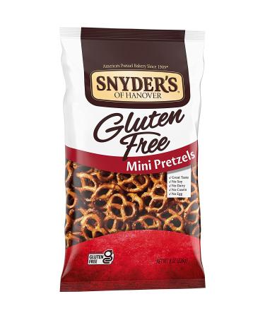 Snyder's of Hanover Gluten Free Mini Pretzels - 8 oz (12 Pack) | Delicious Snack - Buy Online on GoSupps.com