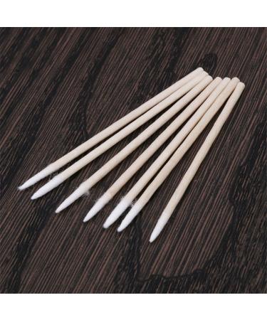 100Pcs Pointed Cotton Swabs Wooden Handle - Makeup Health Medical Ear Jewelry Clean Sticks Buds Tips - Buy Online on GoSupps.com