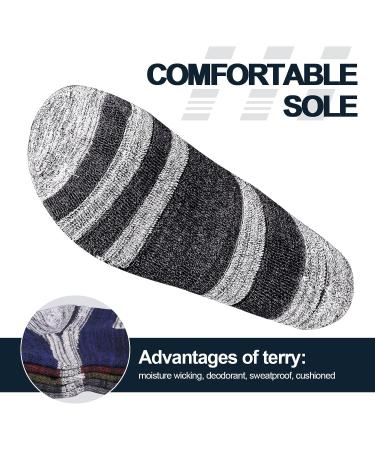 YUEDGE Women's Hiking Socks - Moisture Wicking Cotton, Cushioned Athletic Sports Socks (5 Pack) - Buy Online on GoSupps.com