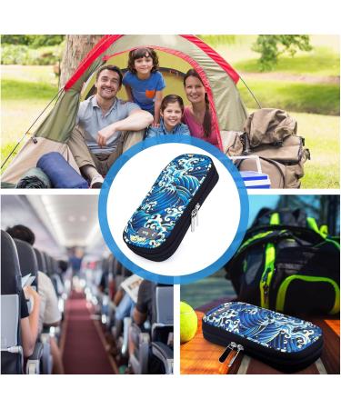 Youshares Insulin Cooling Bag with 2 Cooling Packs | Diabetic Utensils & PEN Cool Box - Keep Your Insulin Safe & Cold While Traveling | Sea Waves Design - Buy Online on GoSupps.com
