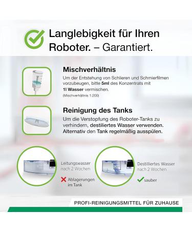 Biohy Wischroboter Cleaning Agent | 3 x 1L Soil Cleaner for Wooden Floors Laminate & Parquet Care | Low-Foam Strip-Free Shine | International Shipping Available - Buy Online on GoSupps.com